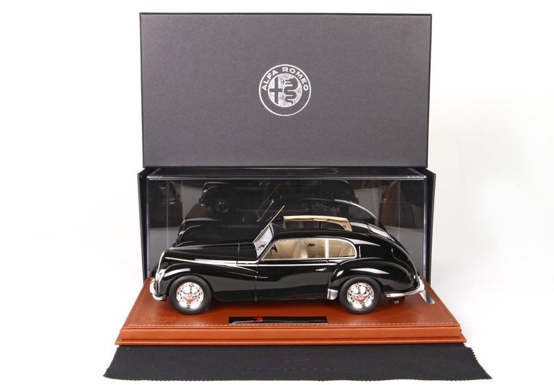 ギャラリービューアに画像をロードする, 【予約】Alfa Romeo Freccia D Oro グロスブラック/ BBR 1/18 96台限定ミニカー