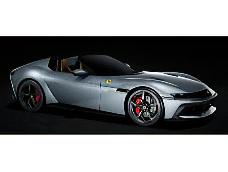 ギャラリービューアに画像をロードする, FERRARI 12チリンドリ スパイダー オープン 2024 グリジオチタニオ グレー 50台限定/ BBR 1/43 ミニカー