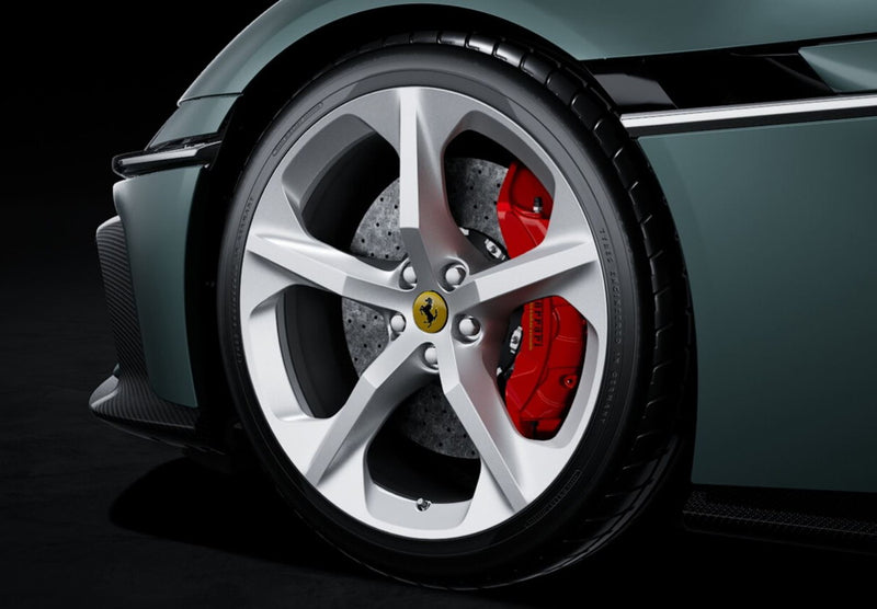 ギャラリービューアに画像をロードする, 【予約】2025年発売予定FERRARI 12 CILINDRI V12 830cv PANORAMIC ROOF 2024 CELESTE TREVI LIGHT BLUE MET/BBR 1/43ミニカー