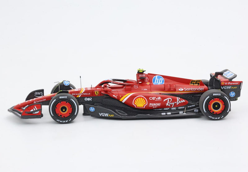 ギャラリービューアに画像をロードする, 【予約】2026年発売予定Ferrari SF24 モンツァGP 2024 サインツ 4位/ BBR 1/43 ミニカー