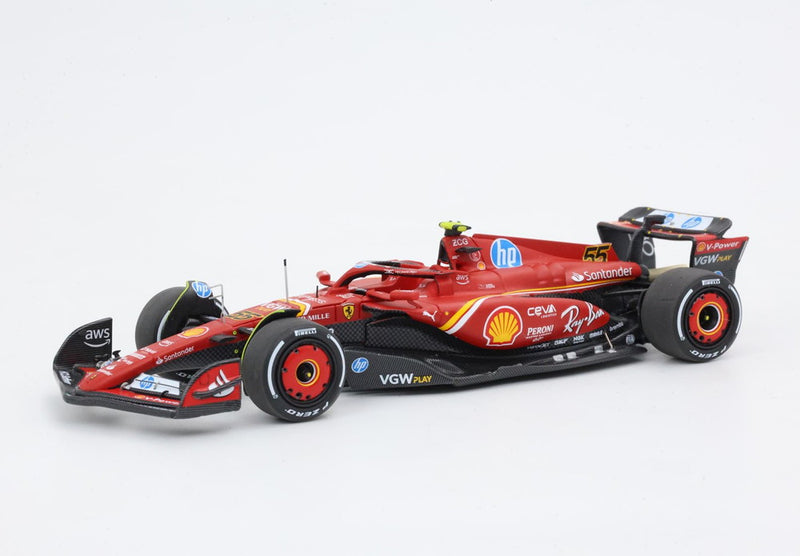 ギャラリービューアに画像をロードする, 【予約】2026年発売予定Ferrari SF24 モンツァGP 2024 サインツ 4位/ BBR 1/43 ミニカー