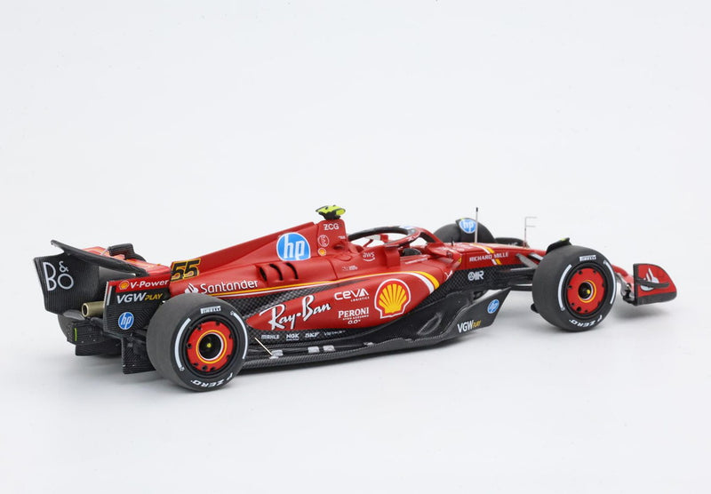 ギャラリービューアに画像をロードする, 【予約】2026年発売予定Ferrari SF24 モンツァGP 2024 サインツ 4位/ BBR 1/43 ミニカー