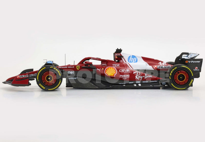 ギャラリービューアに画像をロードする, FERRARI F1 SF-25 TEAM SCUDERIA FERRARI HP #16 中国GP スプリントレース 2025 シャルル・ルクレール レッド/ブラック 89台限定/ BBR 1/43 ミニカー