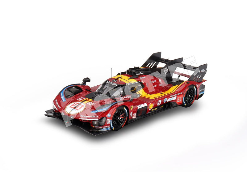 ギャラリービューアに画像をロードする, 【予約】2026年発売予定Ferrari 499P 51号車 2025 ルマン24時間 ドライバー Pier Guidi Giovinazzi Calado/ BBR 1/43 ミニカー