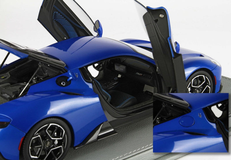 ギャラリービューアに画像をロードする, 【予約】Maserati MC20 フルオープンダイキャスト ブルーインフィニート ショーケース付属/ BBR 1/18 50台限定ミニカー