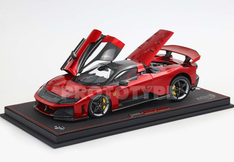ギャラリービューアに画像をロードする, 【予約】Ferrariフェラーリ F80 diecast full open Rosso Supercar LAUNCH PACK / BBR 1/18 ミニカー