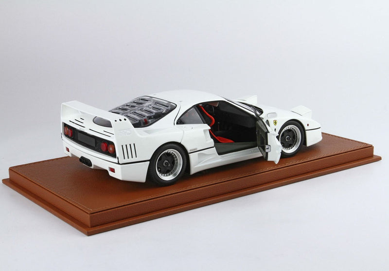 ギャラリービューアに画像をロードする, 【予約】Ferrariフェラーリ F40 White black silver rims BBR Kyosho 限定102台 / BBR 1/18 ミニカー