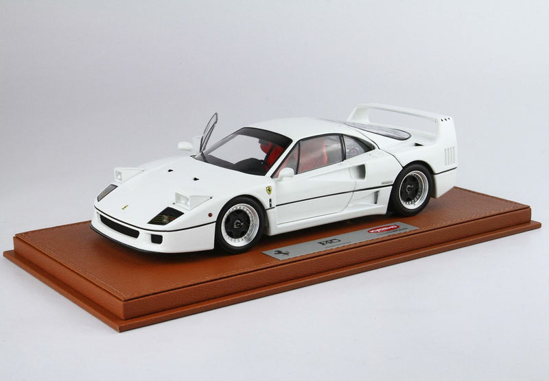 ギャラリービューアに画像をロードする, 【予約】Ferrariフェラーリ F40 White black silver rims BBR Kyosho 限定102台 / BBR 1/18 ミニカー