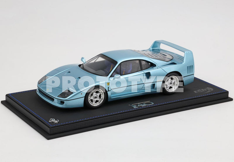 ギャラリービューアに画像をロードする, 【予約】Ferrari F40 1987 ハイペリオンブルー/ BBR 1/18 ミニカー