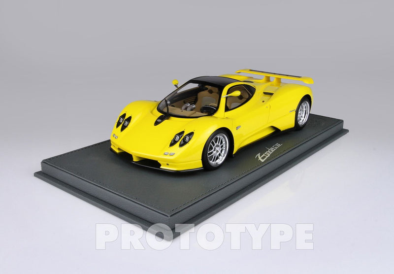 ギャラリービューアに画像をロードする, 【予約】Pagani ZONDA C12 イエロー/ BBR 1/18 99台限定ミニカー