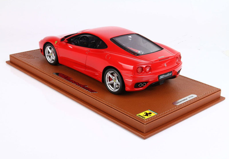 ギャラリービューアに画像をロードする, 【予約】Ferrari 360 Modena 1999 ロッソコルサ322 F1ギアボックス ブラックインテリア/ BBR 1/18 60台限定ミニカー