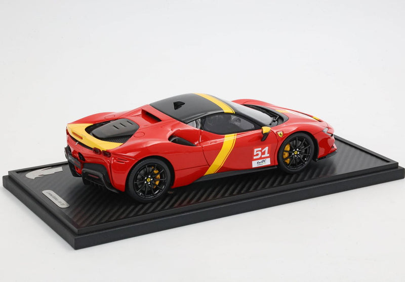 ギャラリービューアに画像をロードする, 【予約】Ferrari SF90 Stradale ペイント ルマン 2023 N.51/ BBR 1/18 20台限定ミニカー