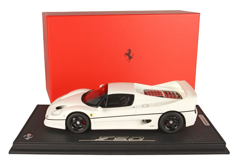 ギャラリービューアに画像をロードする, 【予約】Ferrari F50 クーペ 1995 アヴスホワイト 100/ BBR 1/18 24台限定ミニカー