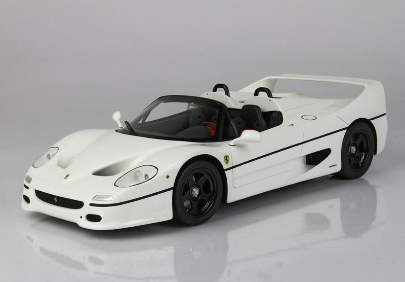 ギャラリービューアに画像をロードする, 【予約】Ferrari F50 クーペ 1995 スパイダーバージョン アヴスホワイト レースホイール/ BBR 1/18 50台限定ミニカー