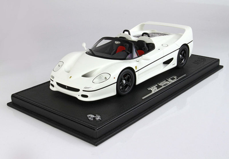 ギャラリービューアに画像をロードする, 【予約】Ferrari F50 クーペ 1995 スパイダーバージョン アヴスホワイト レースホイール/ BBR 1/18 50台限定ミニカー