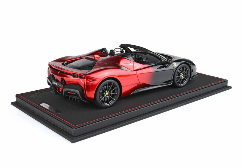 ギャラリービューアに画像をロードする, 【予約】Ferrari SF90 Spider マグマレッド&ブラック/ BBR 1/18 90台限定ミニカー