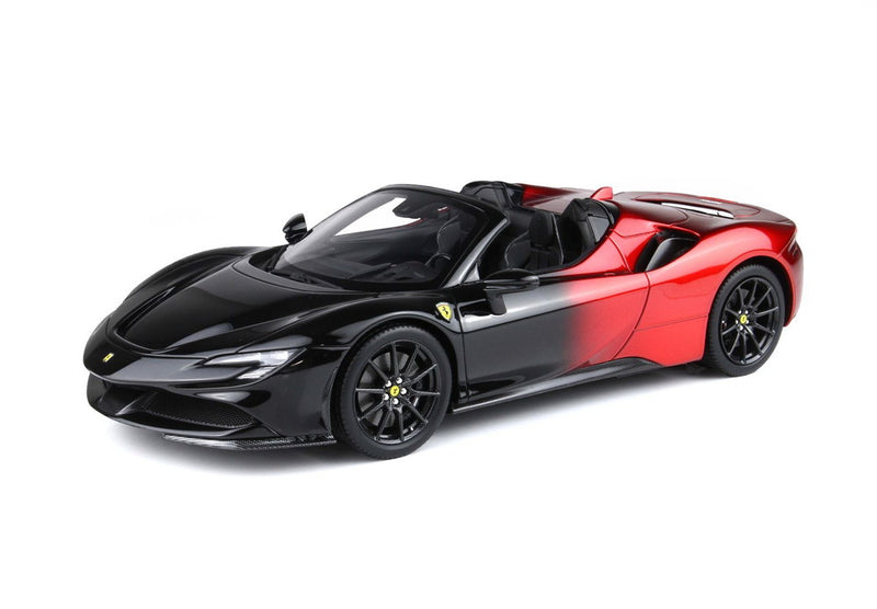ギャラリービューアに画像をロードする, 【予約】Ferrari SF90 Spider マグマレッド&ブラック/ BBR 1/18 90台限定ミニカー