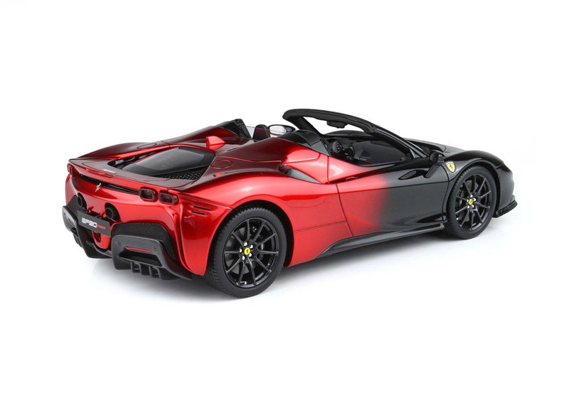 ギャラリービューアに画像をロードする, 【予約】Ferrari SF90 Spider マグマレッド&ブラック/ BBR 1/18 90台限定ミニカー