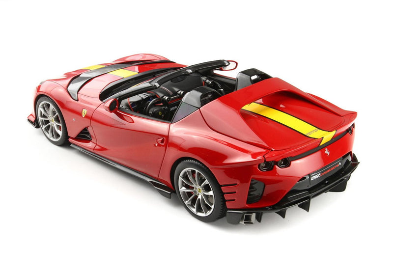 ギャラリービューアに画像をロードする, 【予約】Ferrari 812 Competizione A ロッソコルサ322/ BBR 1/18 200台限定ミニカー