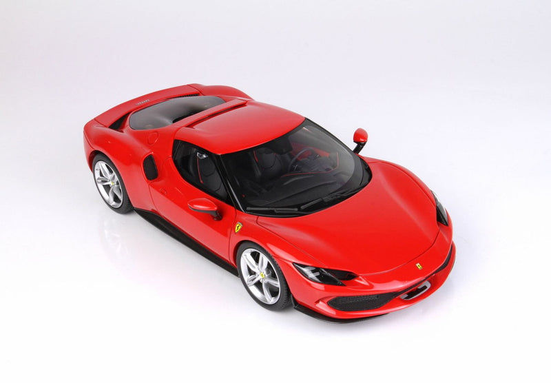 ギャラリービューアに画像をロードする, 【予約】Ferrari 296 GTB ロッソコルサ322/ BBR 1/18 596台限定ミニカー