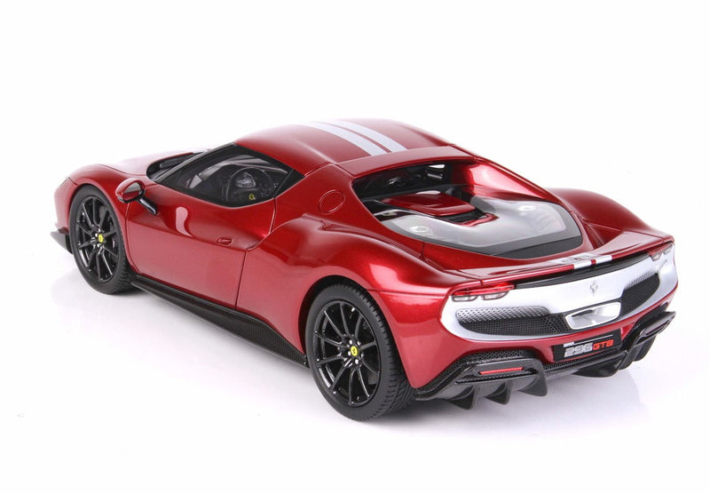 ギャラリービューアに画像をロードする, 【予約】Ferrari 296 アセットフィオラーノ メタリックレッドフィオラーノ/ BBR 1/18 300台限定ミニカー