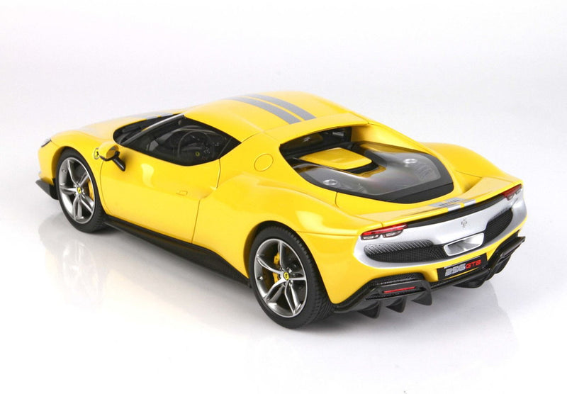 ギャラリービューアに画像をロードする, 【予約】Ferrari 296 GTB パックフィオラーノ イエローモデナ/ BBR 1/18 99台限定ミニカー