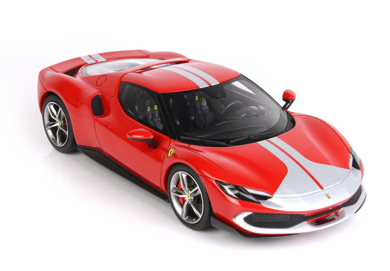 ギャラリービューアに画像をロードする, 【予約】Ferrari 296 GTB アセットフィオラーノ ロッソコルサ322/ BBR 1/18 99台限定ミニカー