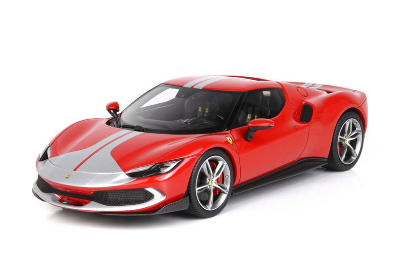 ギャラリービューアに画像をロードする, 【予約】Ferrari 296 GTB アセットフィオラーノ ロッソコルサ322/ BBR 1/18 99台限定ミニカー