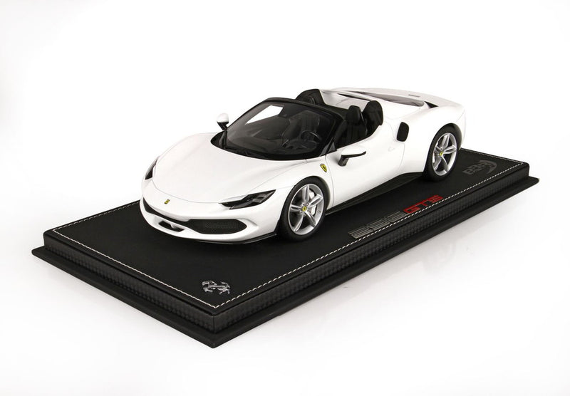 ギャラリービューアに画像をロードする, 【予約】Ferrari 296 GTS ホワイトチェルヴィーノ/ BBR 1/18 50台限定ミニカー