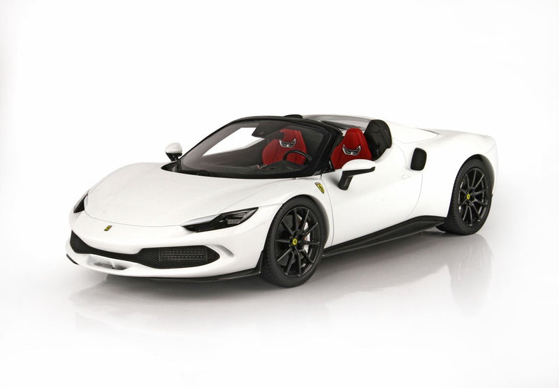 ギャラリービューアに画像をロードする, 【予約】Ferrari 296 GTS ホワイトチェルヴィーノ/ BBR 1/18 50台限定ミニカー