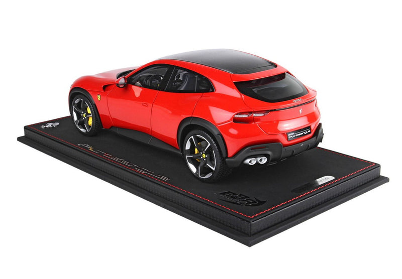 ギャラリービューアに画像をロードする, 【予約】Ferrari Purosangue ロッソコルサ322 カーボンファイバールーフ/ BBR 1/18 250台限定ミニカー