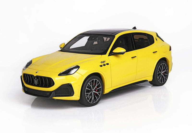 ギャラリービューアに画像をロードする, 【予約】Maserati Grecale Trofeo イエロー/ BBR 1/18 80台限定ミニカー