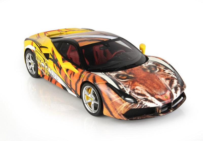 ギャラリービューアに画像をロードする, 【予約】Ferrari 488 GTB IPE/ BBR 1/18 100台限定ミニカー