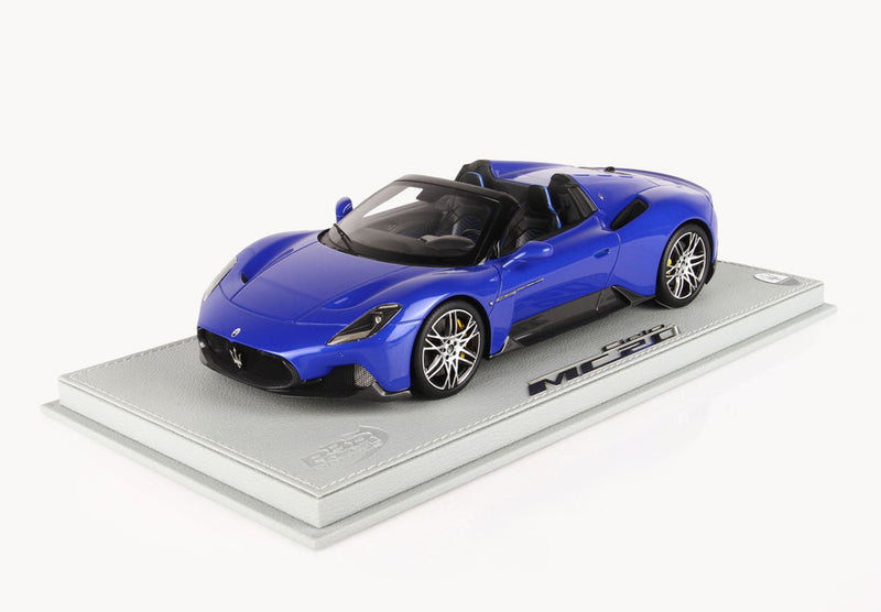 ギャラリービューアに画像をロードする, 【予約】Maserati MC20 CIELO ブルーインフィニート/ BBR 1/18 66台限定ミニカー