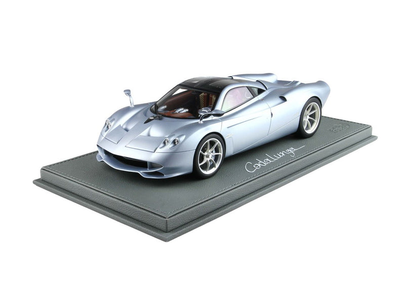 ギャラリービューアに画像をロードする, 【予約】Pagani Huayra Codalunga アズーロサルデーニャマット/ BBR 1/18 200台限定ミニカー