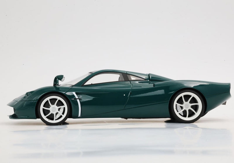 ギャラリービューアに画像をロードする, 【予約】2026年発売予定PAGANI ウアイラ コダルンガ 2022 ショーケース付 ブリティッシュレーシンググリーン/ BBR 1/18 100台限定ミニカー