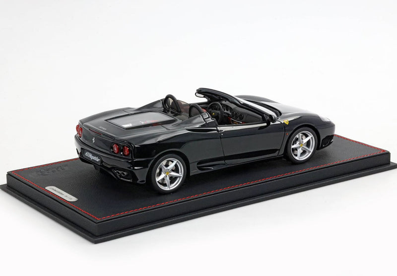 ギャラリービューアに画像をロードする, 【予約】Ferrariフェラーリ 360 Modena Spider manual gear Gloss Black Bordeaux 限定28台 / BBR 1/18 ミニカー