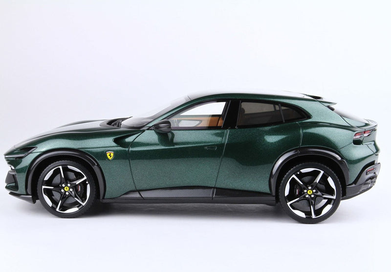 ギャラリービューアに画像をロードする, Ferrari Purosangue パノラミックルーフ グリーンツェルトベク/ BBR 1/18 20台限定ミニカー