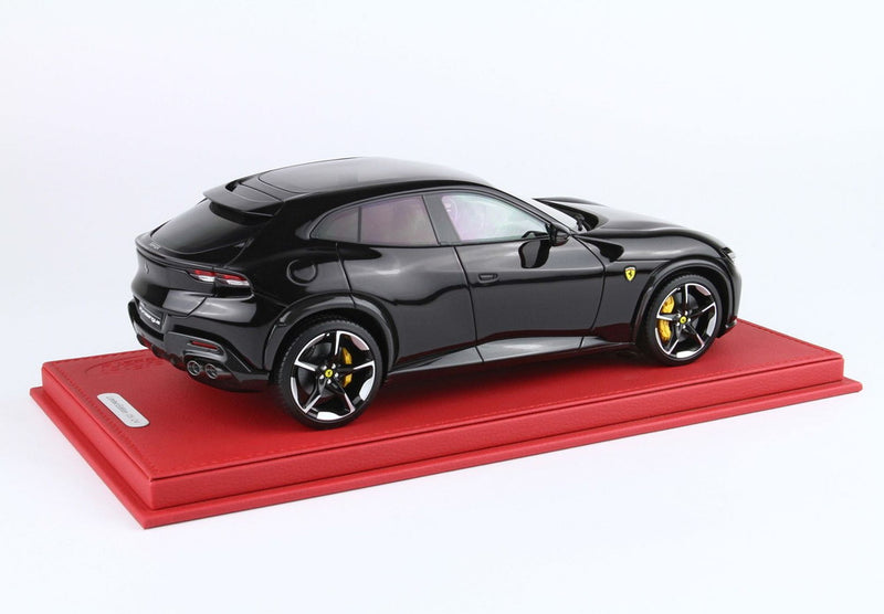 ギャラリービューアに画像をロードする, 【予約】Ferrari Purosangue パノラミックルーフ ネロプロサングエ レッドベース/ BBR 1/18 24台限定ミニカー