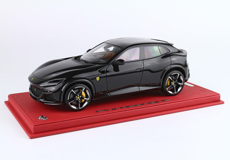 ギャラリービューアに画像をロードする, 【予約】Ferrari Purosangue パノラミックルーフ ネロプロサングエ レッドベース/ BBR 1/18 24台限定ミニカー