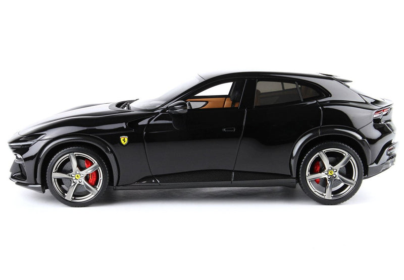 ギャラリービューアに画像をロードする, 【予約】Ferrari Purosangue パノラミックルーフ ネロプロサングエ フランスフラッグ レッドベース/ BBR 1/18 12台限定ミニカー