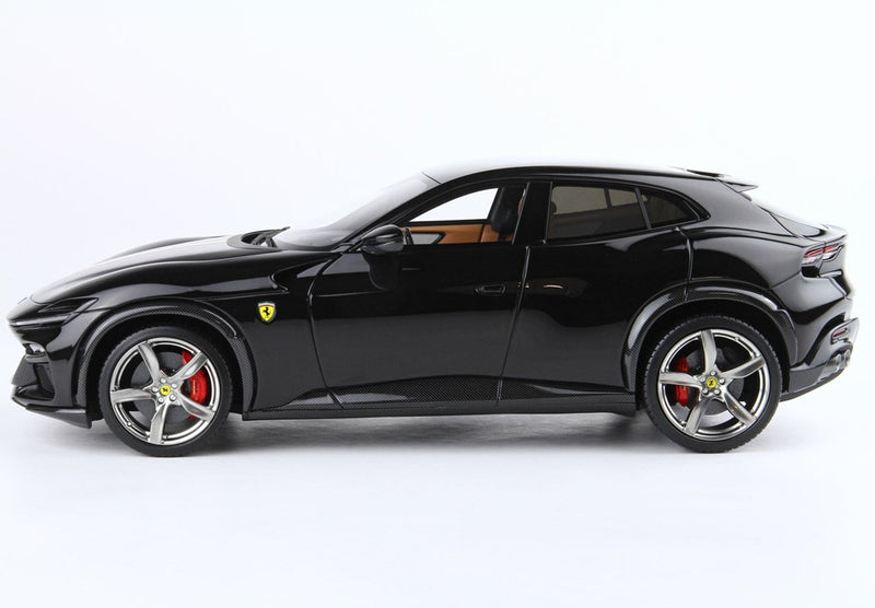 ギャラリービューアに画像をロードする, 【予約】Ferrari Purosangue パノラミックルーフ ネロプロサングエ イタリアンフラッグ レッドベース/ BBR 1/18 12台限定ミニカー