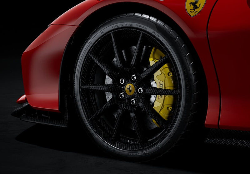 ギャラリービューアに画像をロードする, 【予約】Ferrari SF90 XX Stradale ロッソコルサ カーボンリム/ BBR 1/18 ミニカー