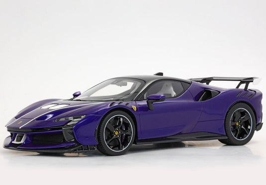 Ferrari SF90 XX Stradale バイオレット21 ブラックルーフ/ BBR 1/18 24台限定ミニカー