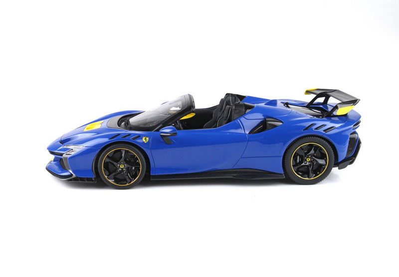 ギャラリービューアに画像をロードする, 【予約】Ferrari SF90 XX Spider ディーノライトブルー&イエロー/ BBR 1/18 240台限定ミニカー