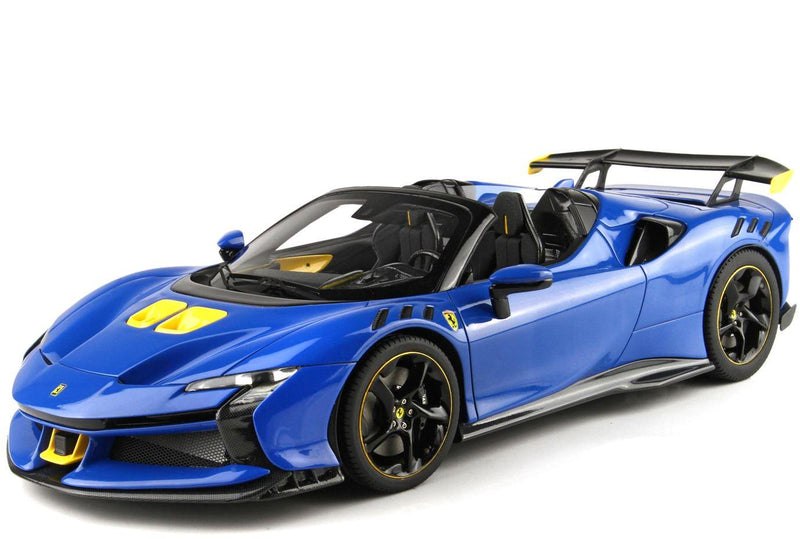 ギャラリービューアに画像をロードする, 【予約】Ferrari SF90 XX Spider ディーノライトブルー&イエロー/ BBR 1/18 240台限定ミニカー
