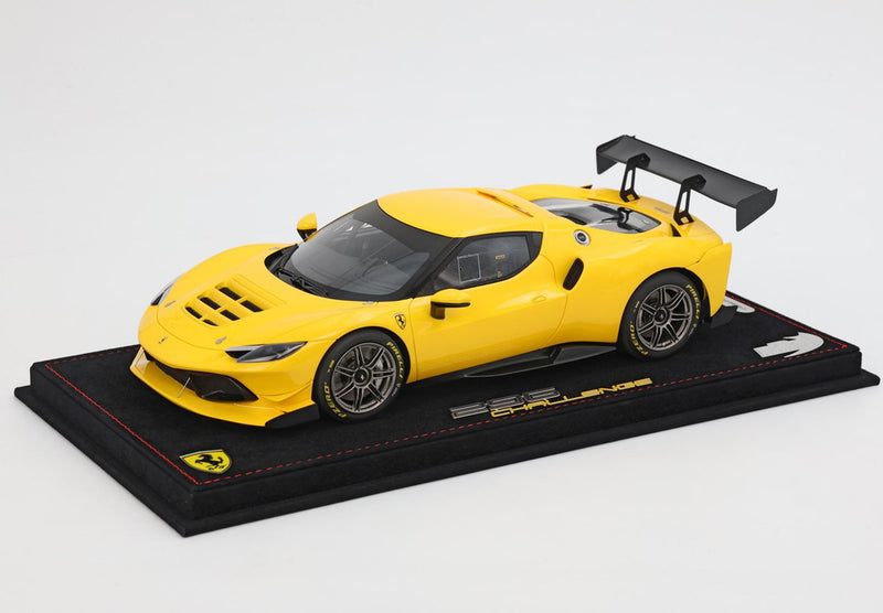 ギャラリービューアに画像をロードする, 【予約】Ferrari 296 Challenge ジャッロモデナ/ BBR 1/18 24台限定ミニカー