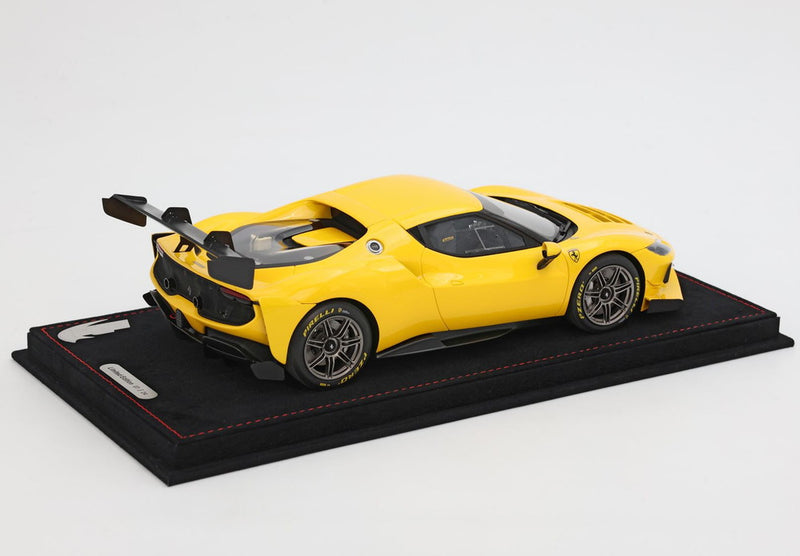ギャラリービューアに画像をロードする, 【予約】Ferrari 296 Challenge ジャッロモデナ/ BBR 1/18 24台限定ミニカー
