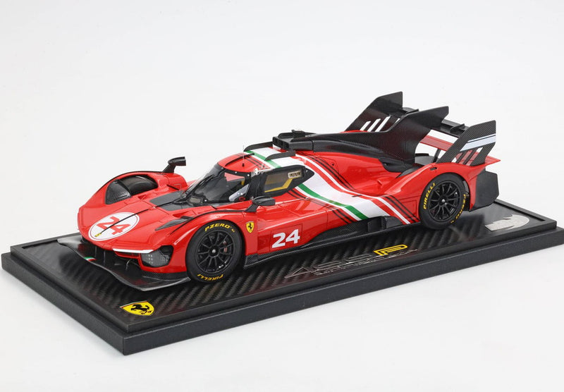 ギャラリービューアに画像をロードする, 【予約】Ferrari 499P Modified カーボンファイバーベース/ BBR 1/18 40台限定ミニカー