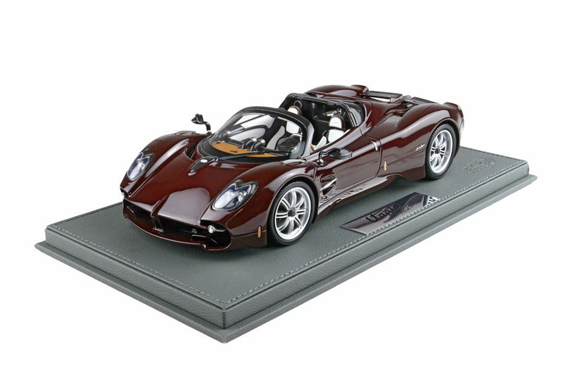 ギャラリービューアに画像をロードする, 【予約】Pagani Utopia Roadster ハバネロ ペブルビーチローンチカー フルカーボンレッド/ BBR 1/18 ミニカー